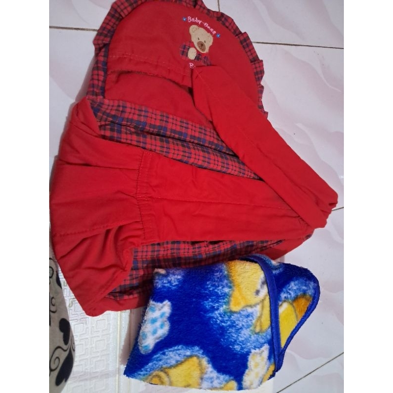 gendongan samping & selimut bayi