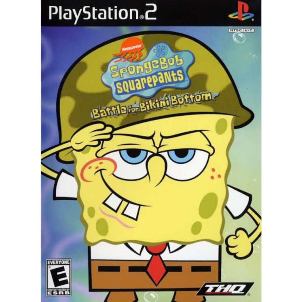 KASET CD DVD GAME PS2 : SPONGEBOB SQUAREPANTS BATTLE FOR BIKINI BOTTOM