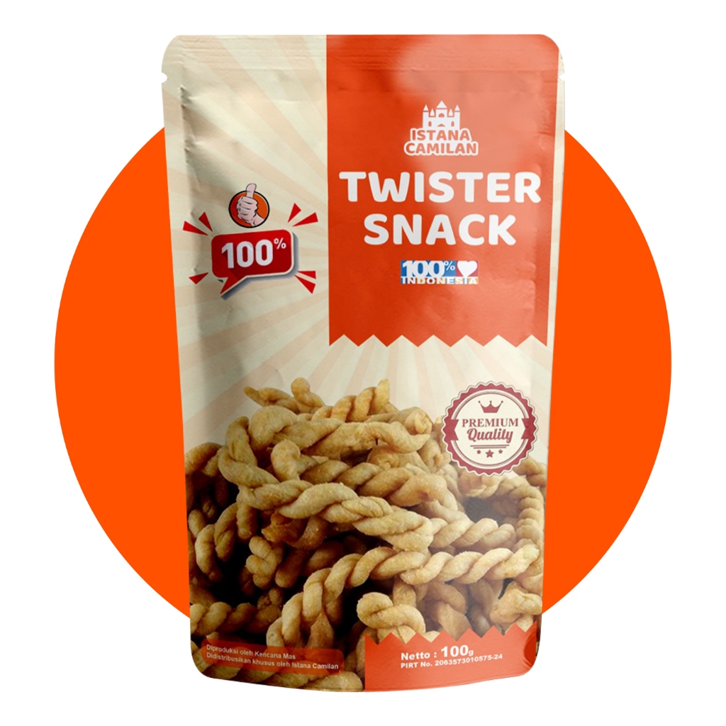 

Twister Camilan Renyah Viral Surabaya Carara 100Gr