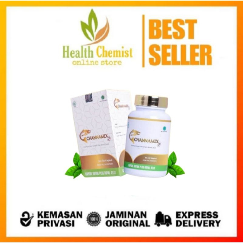 Channamix Kapsul Pengering Luka - Kapsul Ikan gabus