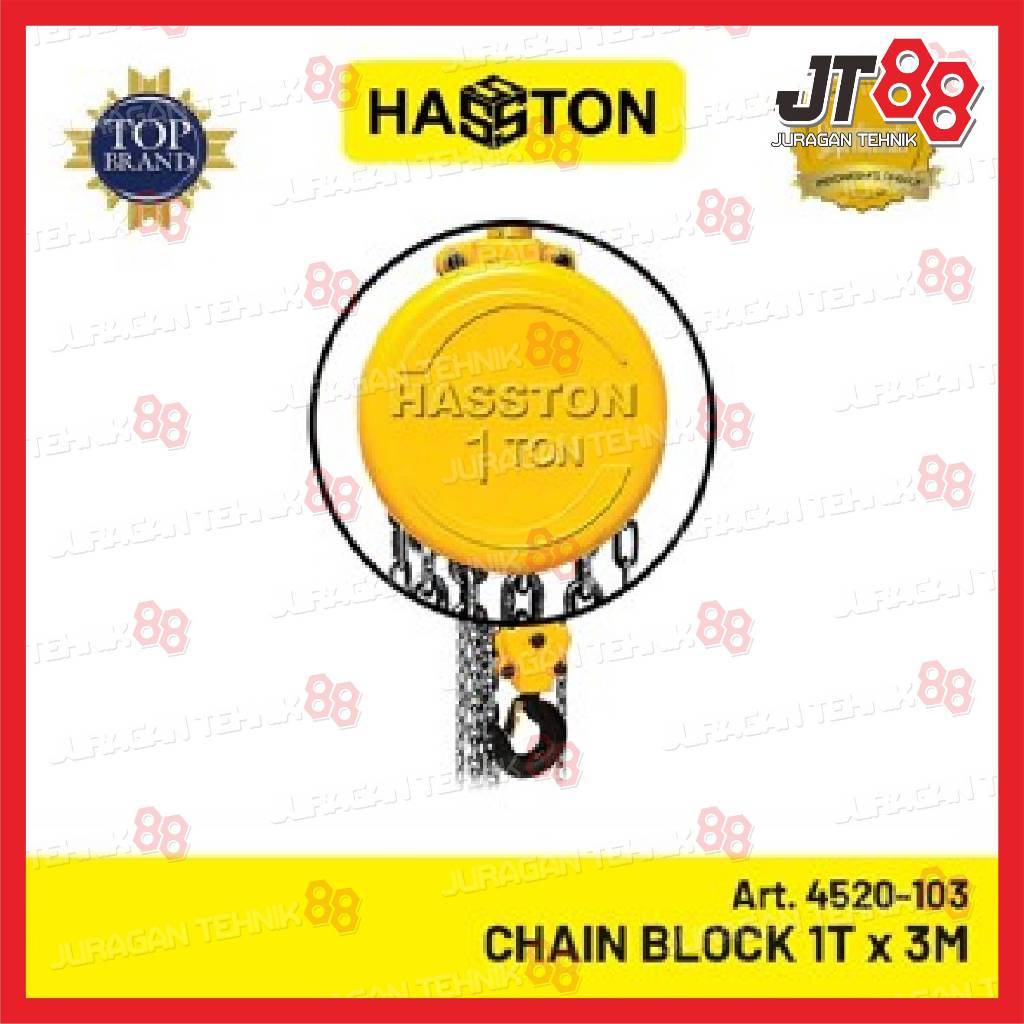 HASSTON PROHEX Chain Block / Takel 1 Ton x 3 Meter (4520-103)