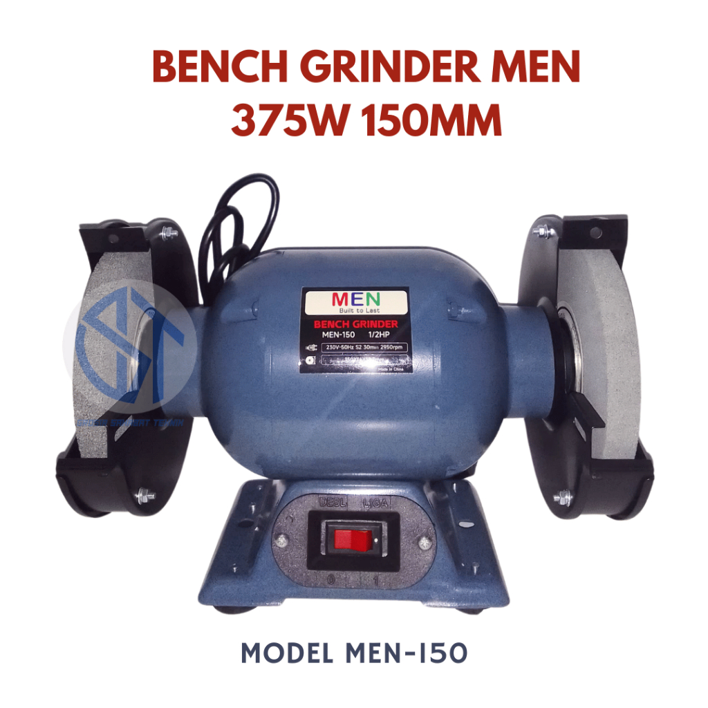 Gerinda Duduk (Mesin Gerinda Duduk) Men Bench Grinder 375W 150mm