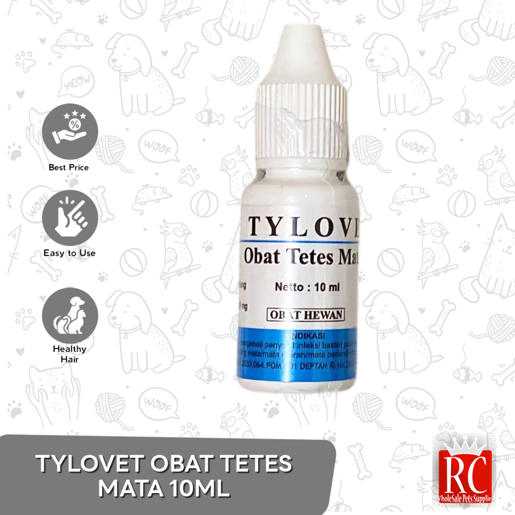 Tylovet Obat tetes Mata Kucing Anjing 10 ML