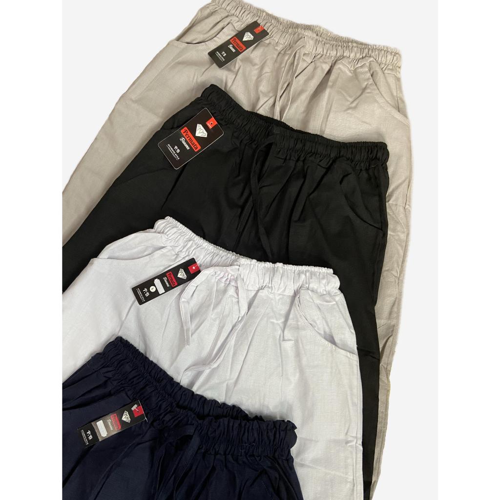 Celana SENA Kulot Katun Linen PREMIUM JUMBO XXXXL / Bawahan Highwaist Wanita Bawahan Kulot Murah