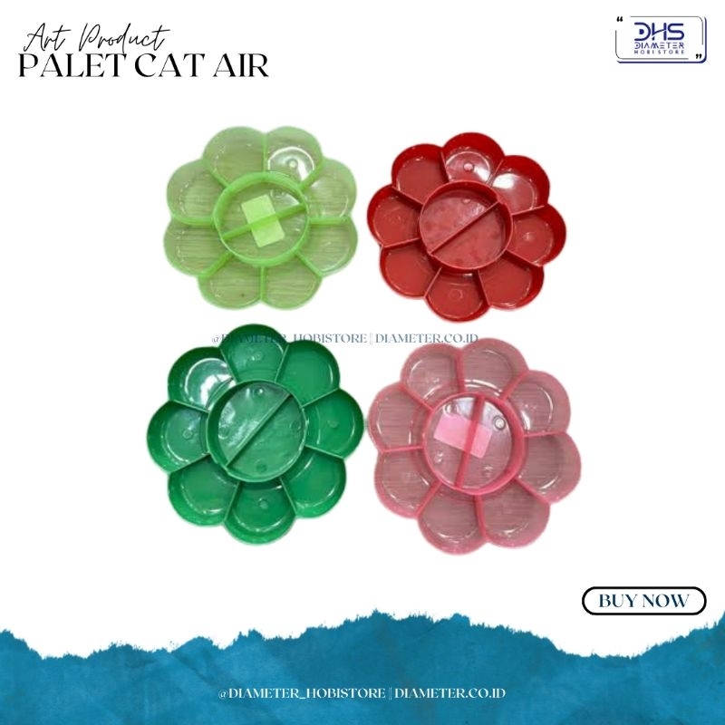 

Palet cat air bunga