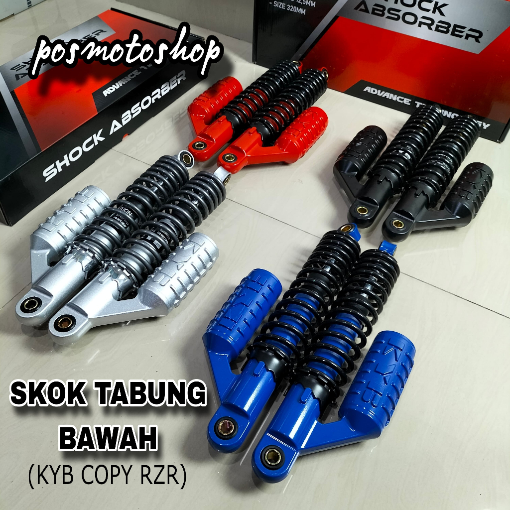 SHOCK COPY RZR SHOCKBREAKER KYB SKOK BELAKANG TABUNG KYB CB GL RX KING MP TIGER GRAND LEGENDA