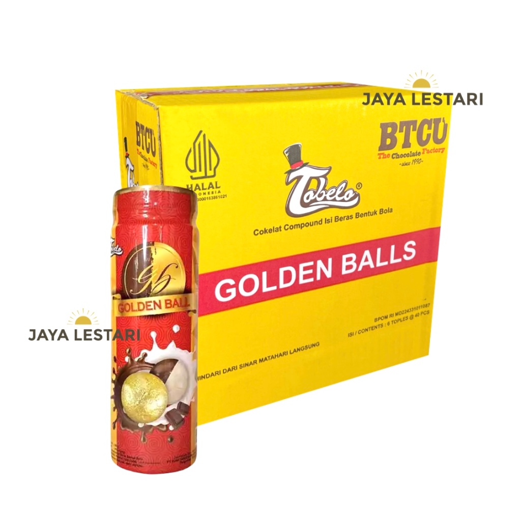 

Tobelo Golden Balls Coklat Compound (Isi 6 Toples/Karton) (6x200g)