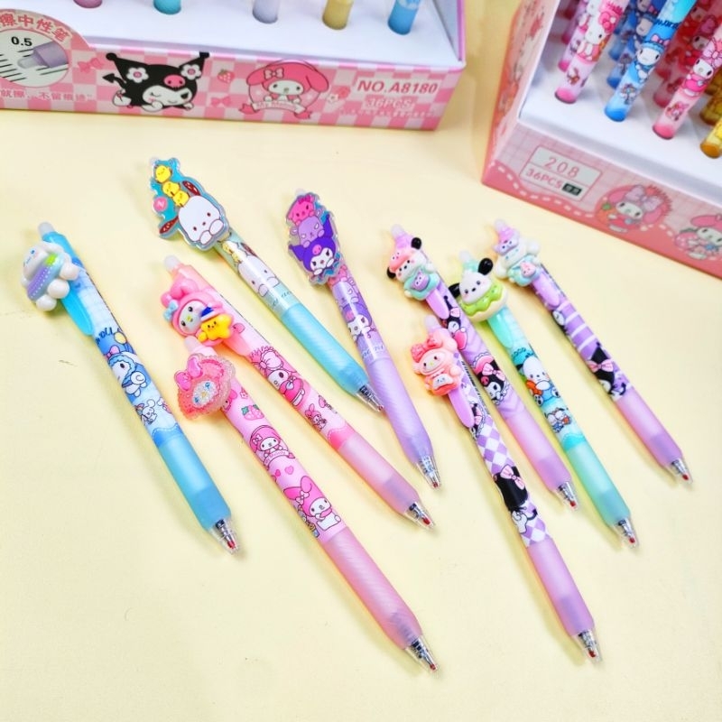 

DJB - Pulpen Magic Gel 2in1 Tinta Hitam Bisa Dihapus Motif Karakter Sanrio / Pen Erasable