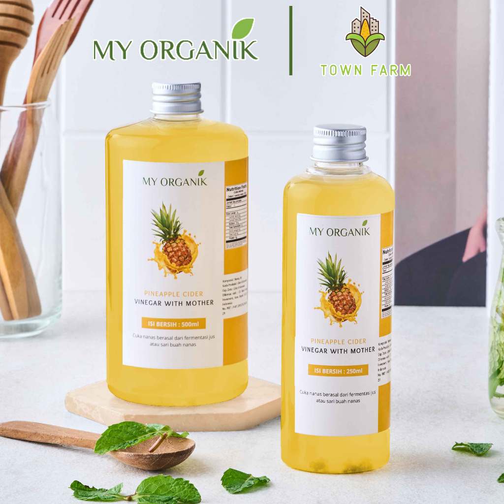 

My Organik CUKA NANAS 250 ML 500 ML ORIGINAL WITH MOTHER / CUKA NANAS ORGANIK MURNI TANPA CAMPURAN
