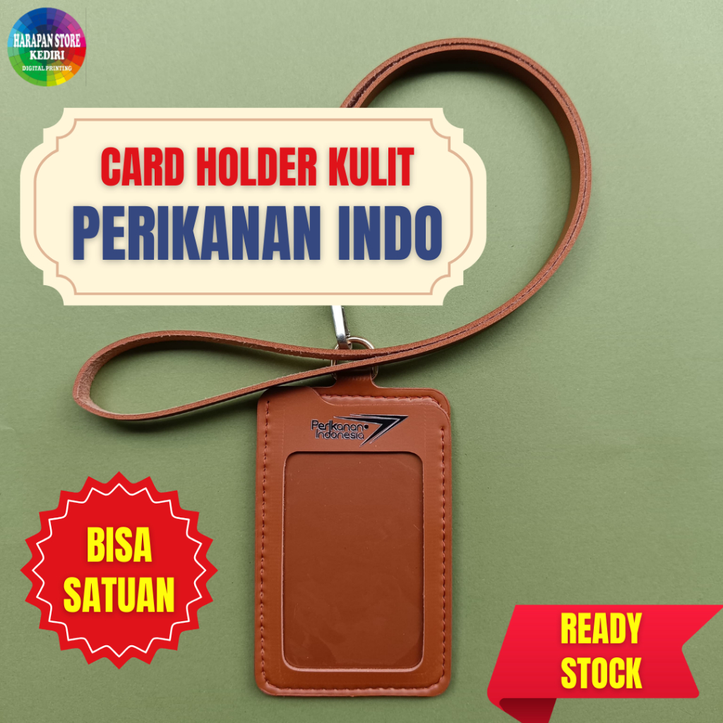 

[READY STOCK] CARD HOLDER KULIT / LEATHER "PERIKANAN INDONESIA