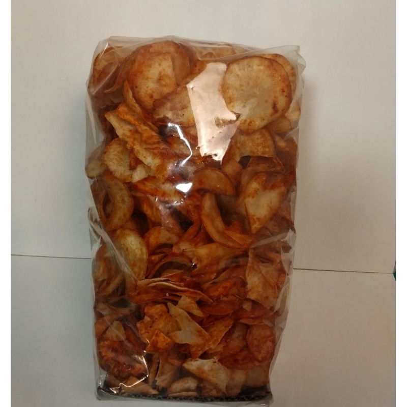 

1 KG // Keripik Singkong Rujak Pedas Manis - Cemilan Gurih Renyah