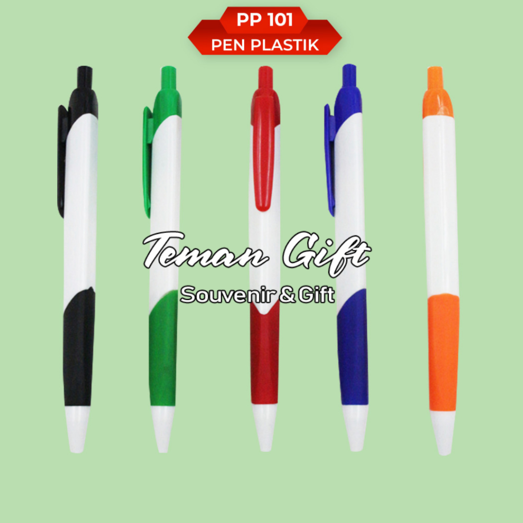 

Grosir Souvenir pen plastik promosi PP 101