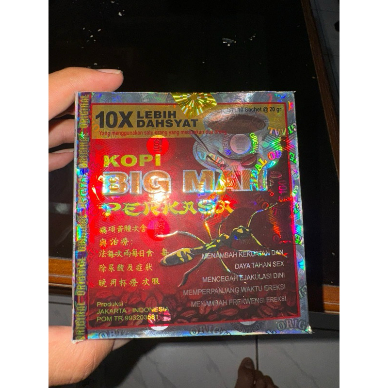 

kopi bigman asli original isi 10 sachet