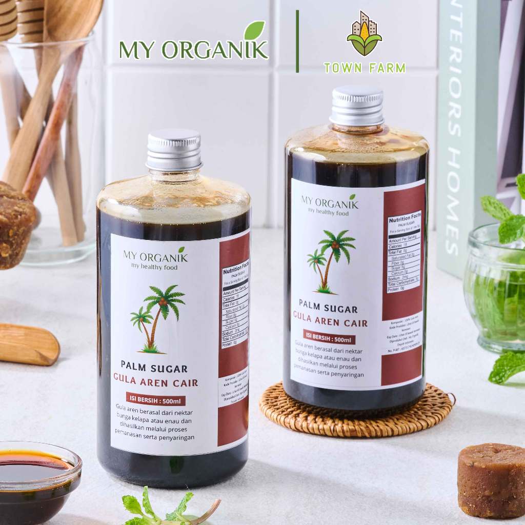 

My Organik Gula Aren Cair 500ML ASLI 100% PREMIUM ORGANIK UNTUK KOPI 1 LITER ASLI PALM SUGAR