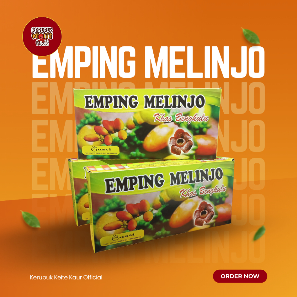 

Emping Melinjo Asli Bengkulu 10 Ikat/100 Lembar