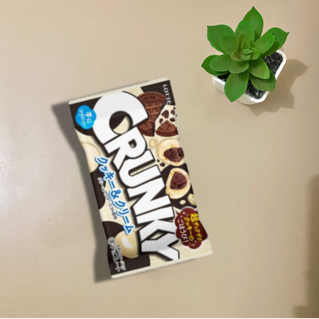 

lotte cruncky chocolate pouch