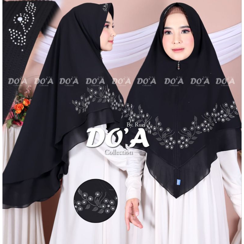 khimar payet jaamur bunga/pinguin 2 layer/ceruti 2 layer/ped busa/by doa