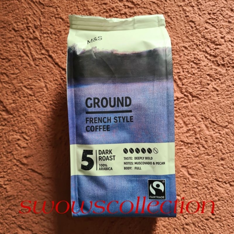 

M&S MARK MARKS & AND SPENCER FRENCH STYLE GROUND ARABICA COFFEE KOPI BUBUK