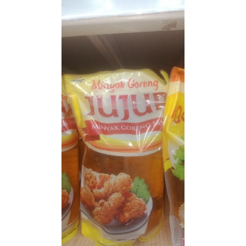

minyak goreng jujur 2liter pouch 1karton isi 6