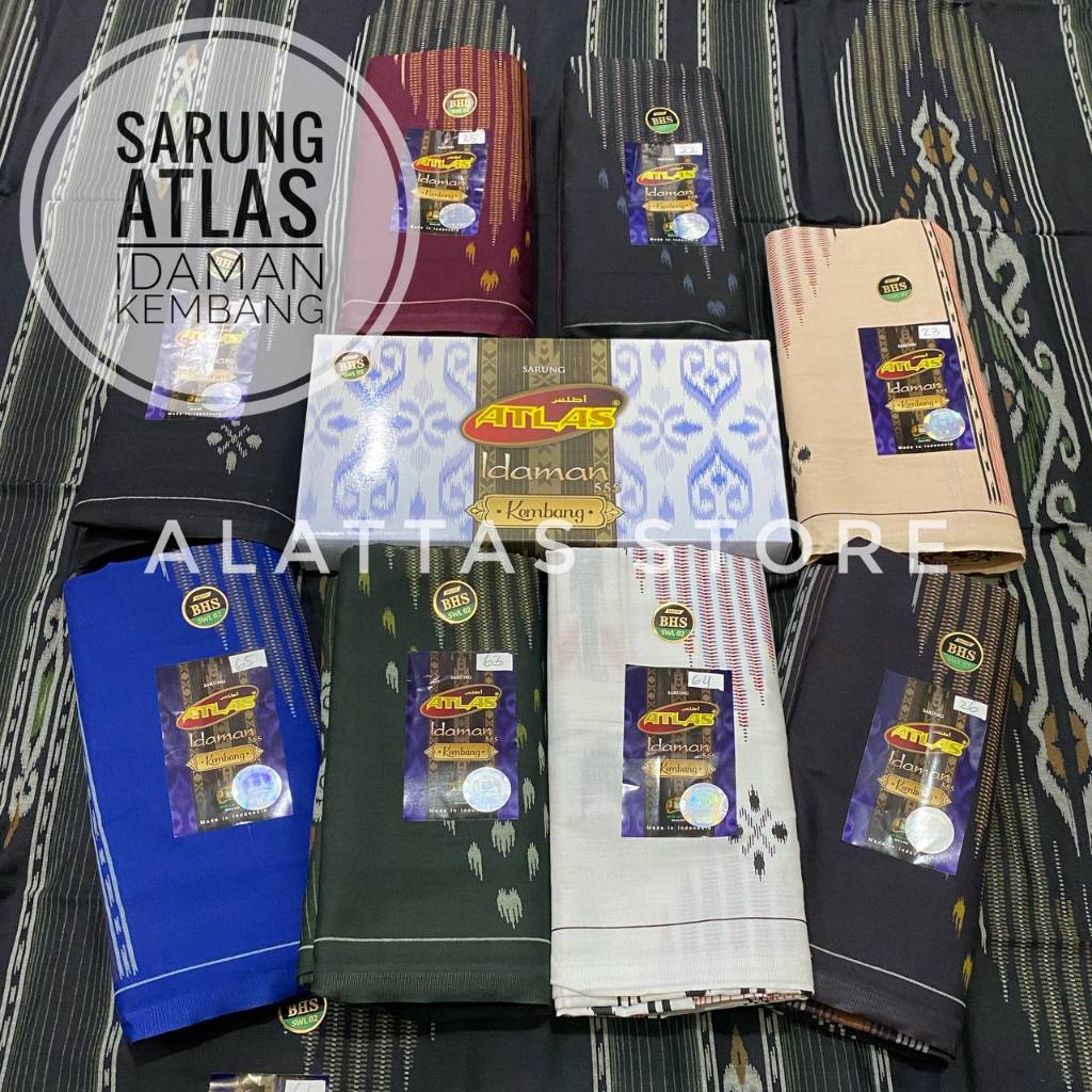 TERBARU 2022 SARUNG ATLAS GROSIR 10PCS HARMONI KEMBANG MOTIF BARU SARUNG ATLAS KODIAN GROSIR SARUNG 