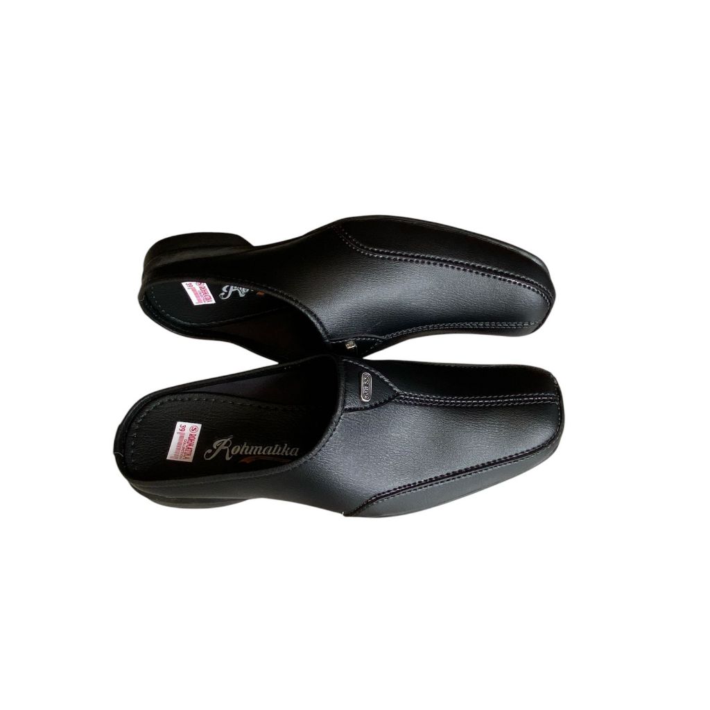 SANDAL SEPATU BUSTONG PRIA/SANDAL SEPATU TUTONG PRIA SLOP FORMAL