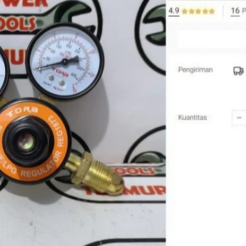 

Regulator Las LPG TORA Propane Blander Potong Cutting Torch Blender