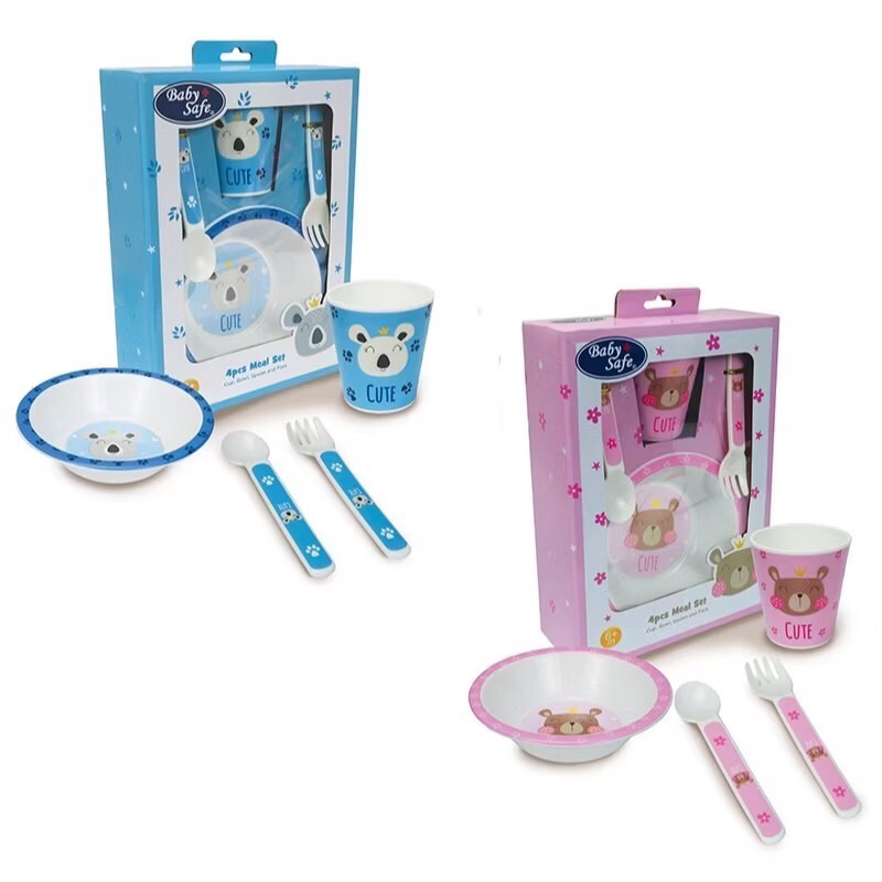 BabySafe - FS64 - Feeding Set | Set Alat Makan Bayi