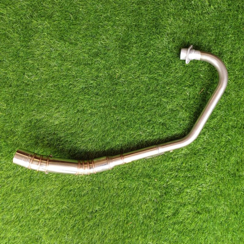 leher knalpot honda tiger inlet 50mm pemasangan pnp