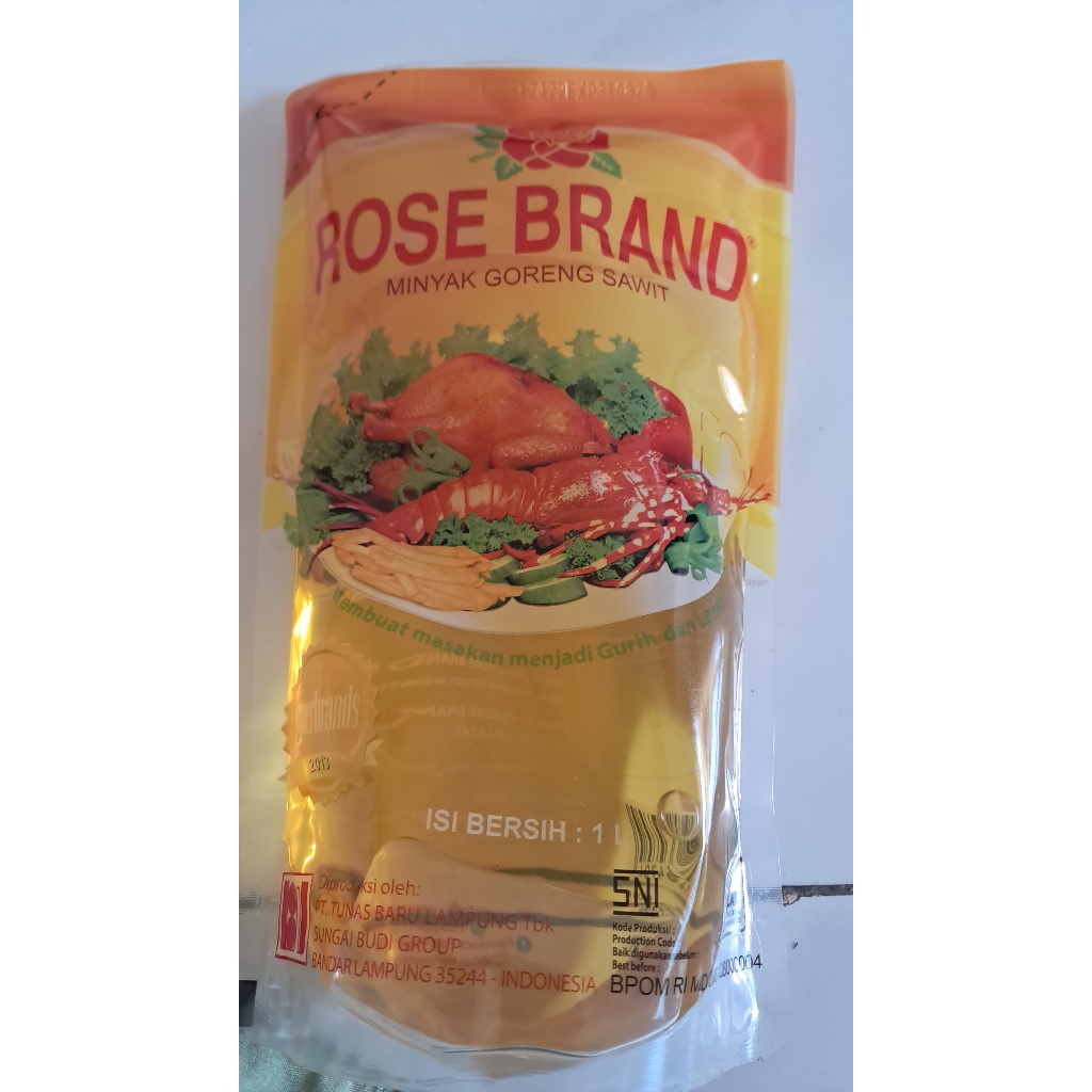 

minyak goreng sawit rosebrand kemasan 1 liter