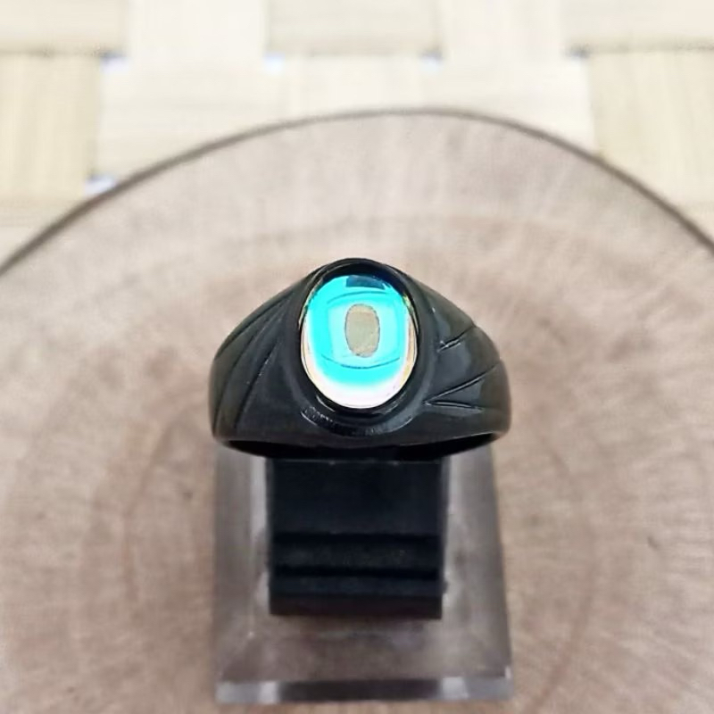 COD CINCIN KALIMAYA INDIA FULL COLOUR RING TANAM HITAM TITANIUM SIAP PAKAI