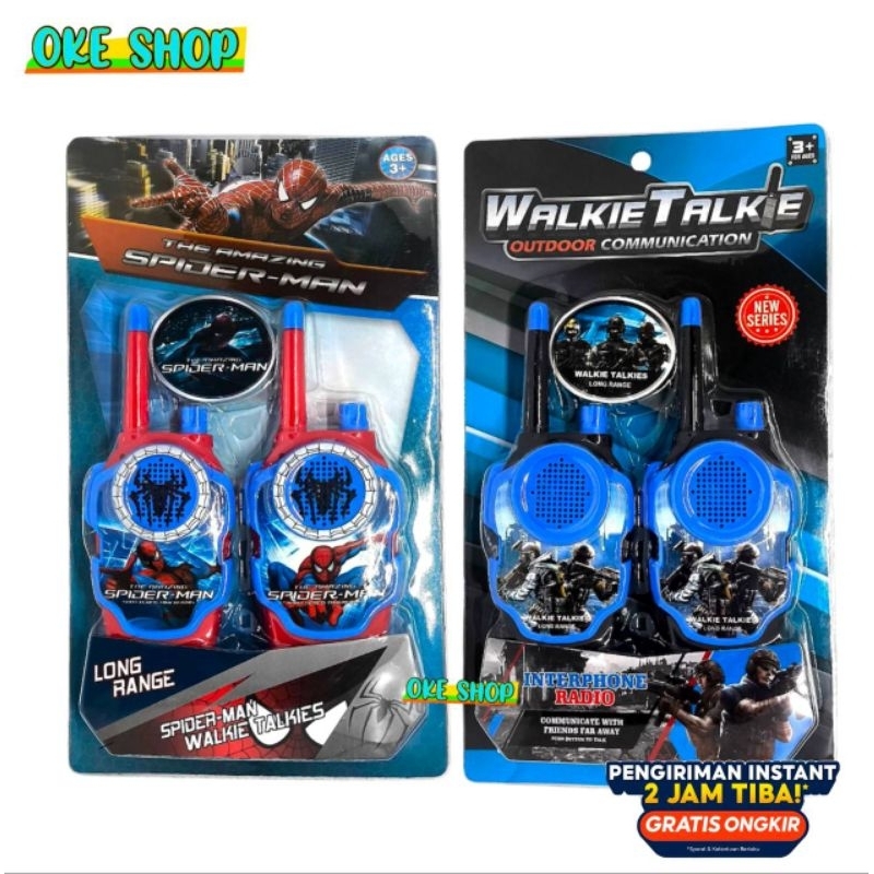 Mainan Anak HT Handy Talkie Walkie Talkie