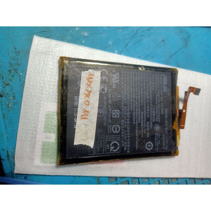 batre Asus Zenfone max pro m1 copotan