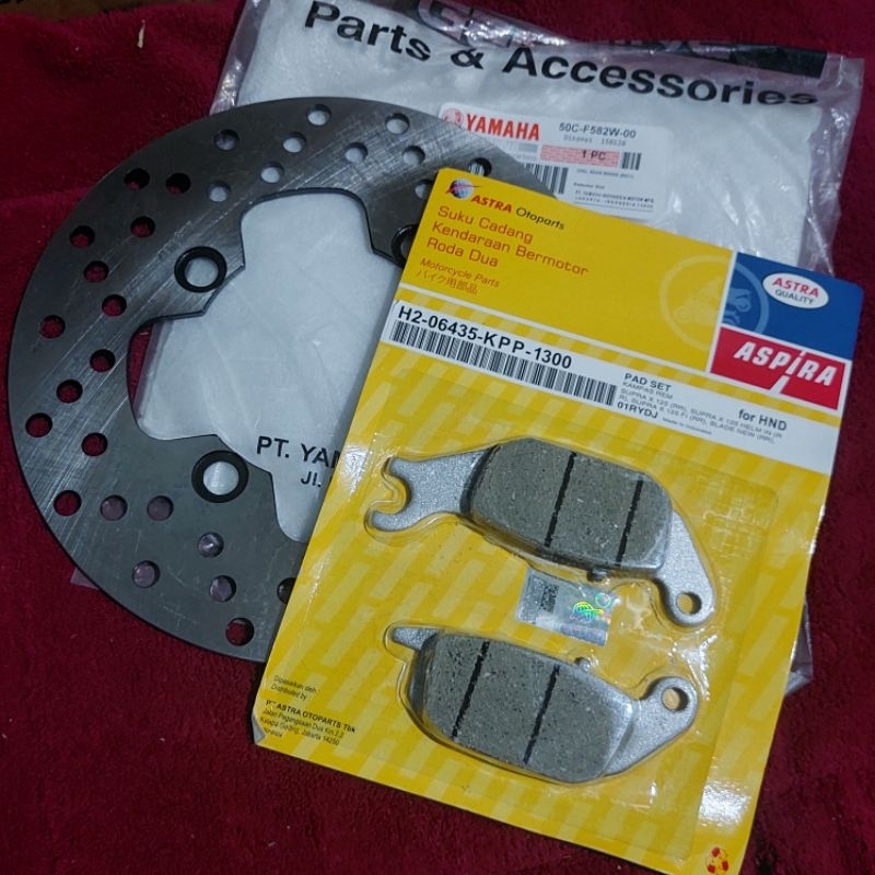 Piringan Cakram Disc Cakram Belakang Jupiter Mx New Kampas Rem Cakram Jupiter Mx New