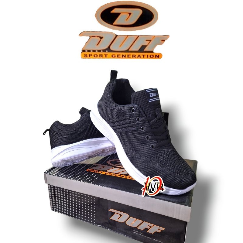 SEPATU SEKOLAH DUFF HITAM-PUTIH 37-45 ORIGINAL