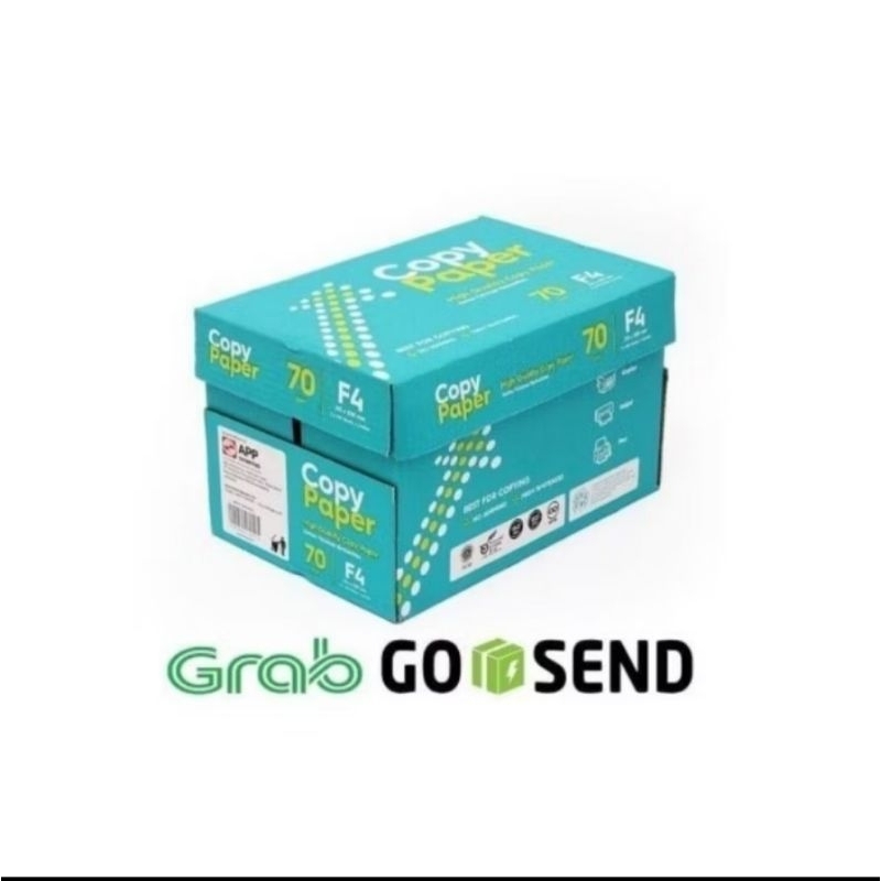 

Kertas HVS F4 Folio 75 gr Copypaper Khusus Grab dan Gojek