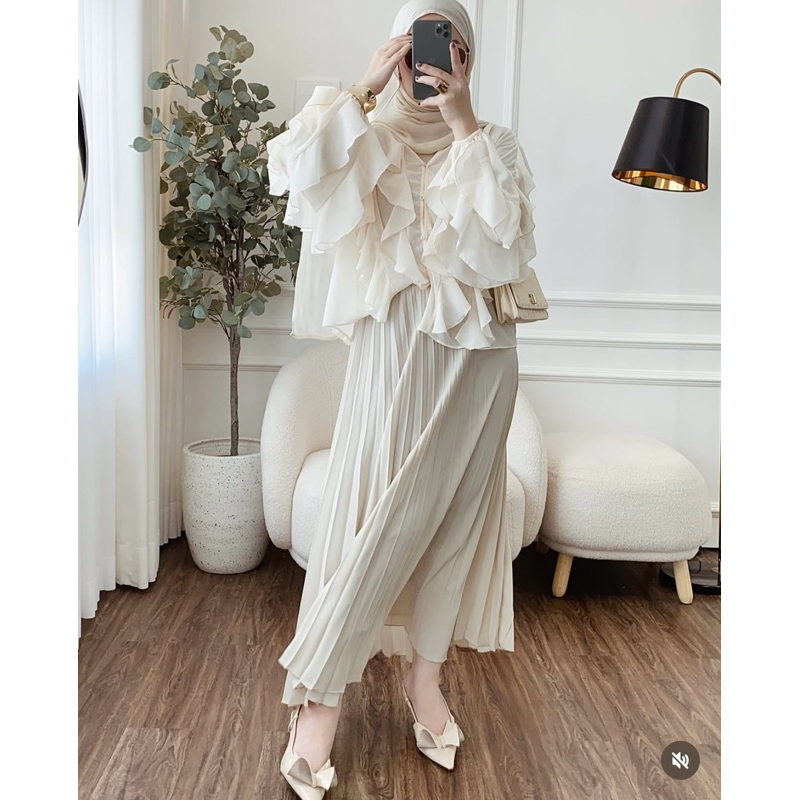 SIERRA BLOUSE By Intalicious SIERRA SET by intalicious project READY SIAP KIRIM