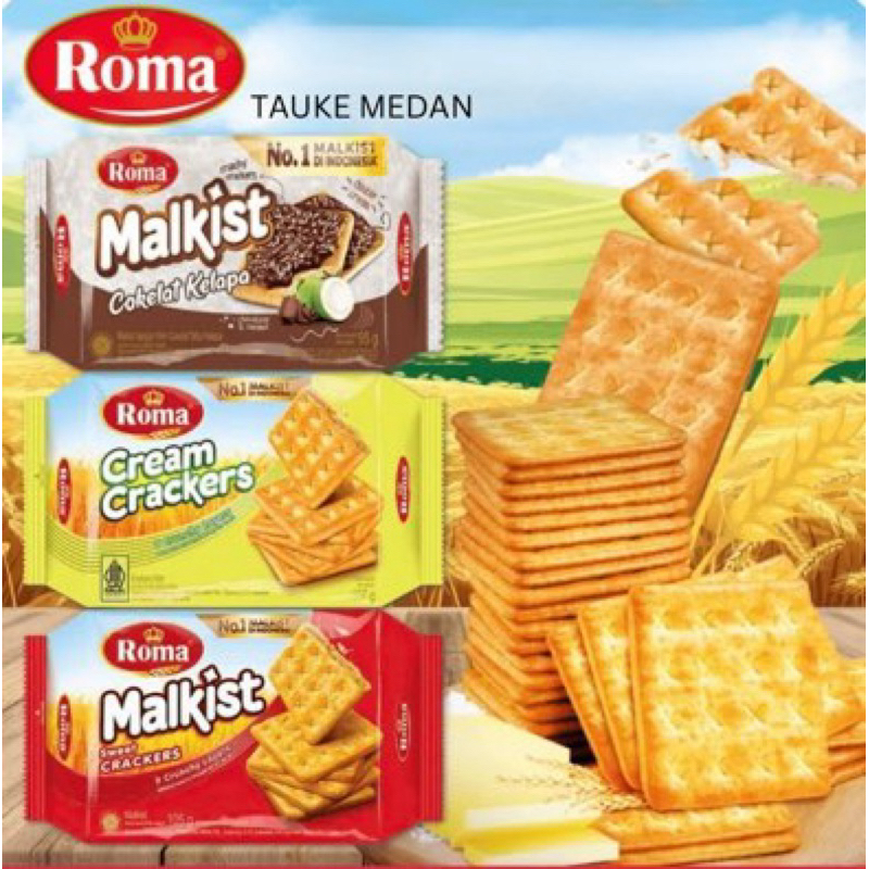 

Roma Malkist / Cokelat Kelapa / Crackers