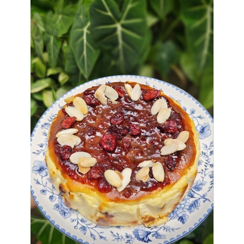 

Cranberry Basque Burnt Cheesecake