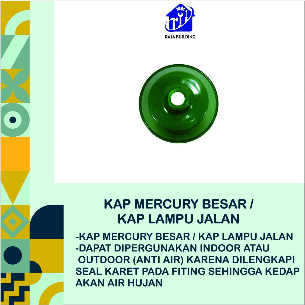 Kap Mercury Besar / Kap Lampu Jalan