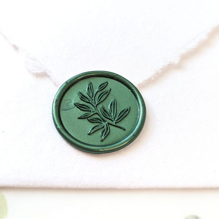 

(CLG) Aurora - 1 Pcs seal wax coin sticker siap pakai ready stock (Include double tape) / souvenir pernikahan / accesories / calligraphy / journaling / undangan / hampers