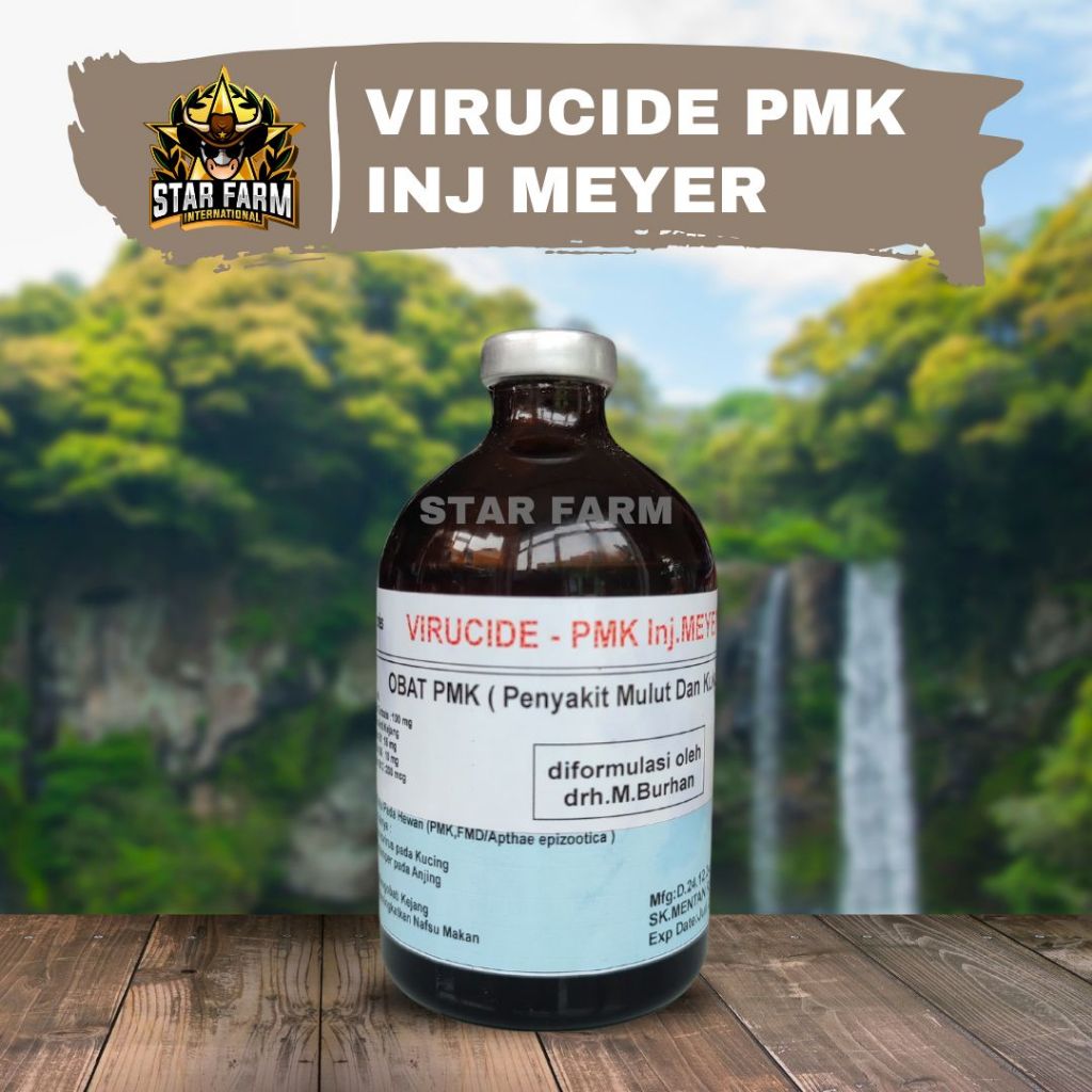 VIRUCIDE -PMK Inj Meyer c.10,Obat PMK (penyakit mulut dan kuku pada hewan) - STAR FARM