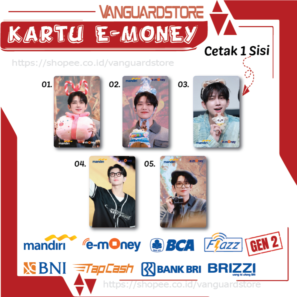 KARTU E MONEY E TOLL KPOP SEVENTEEN JOSHUA KOREA EMONEY MANDIRI FLAZZ BCA TAPCASH BRIZZI BRI