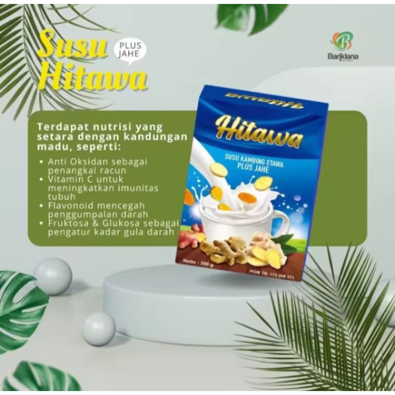 

Hitawa Susu kambing etawa plus jahe