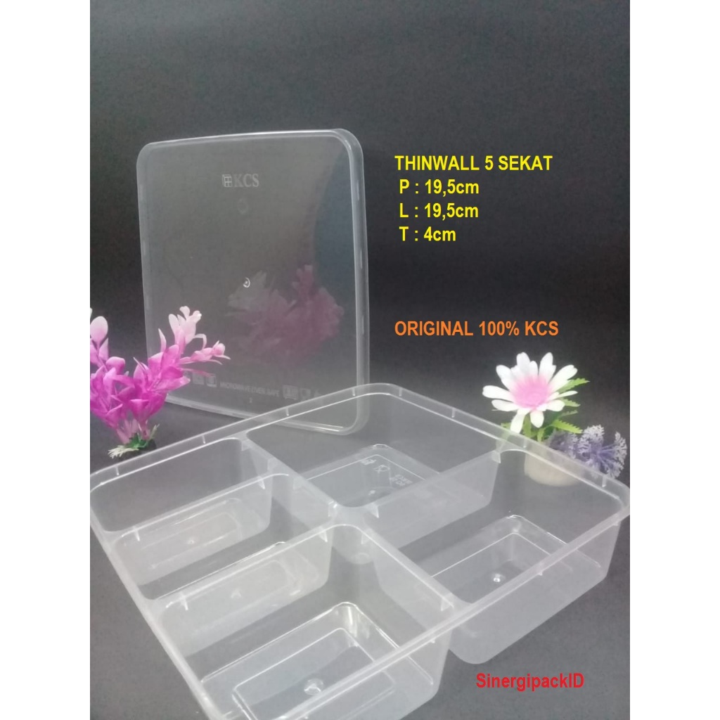 KCS Thinwall 5 Sekat P & L 19.5cm x 4cm T