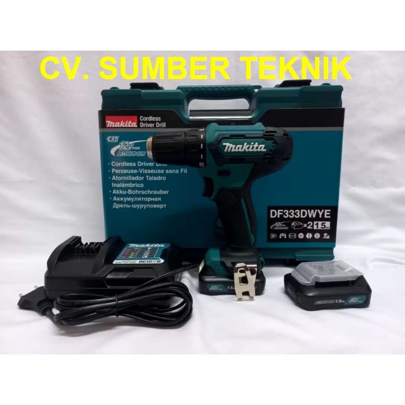DF 333 DWYE MAKITA CORDLESS BOR BATERAI