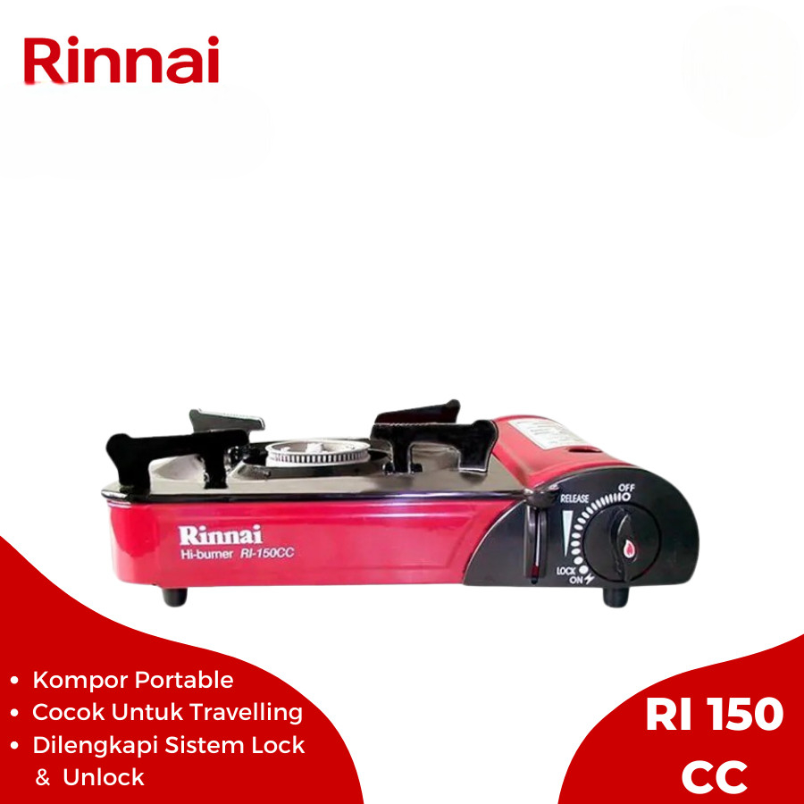 Rinnai RI 150 CC Kompor Portable Gas Tabung