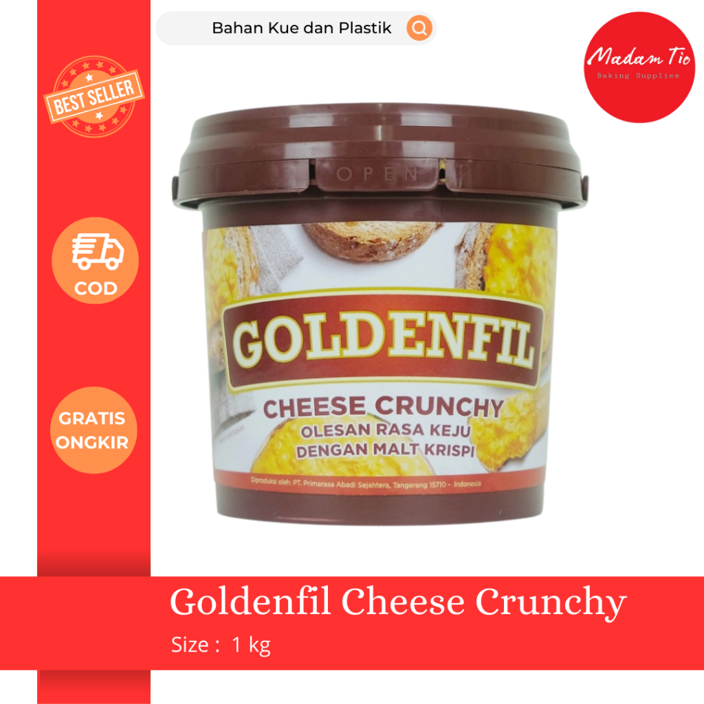 

Goldenfil Cheese Crunchy 1kg 1pcs