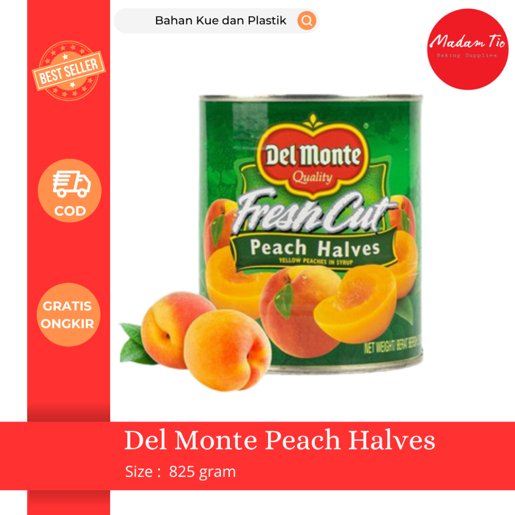 

Del Monte Peach Halves 825gr 1pcs