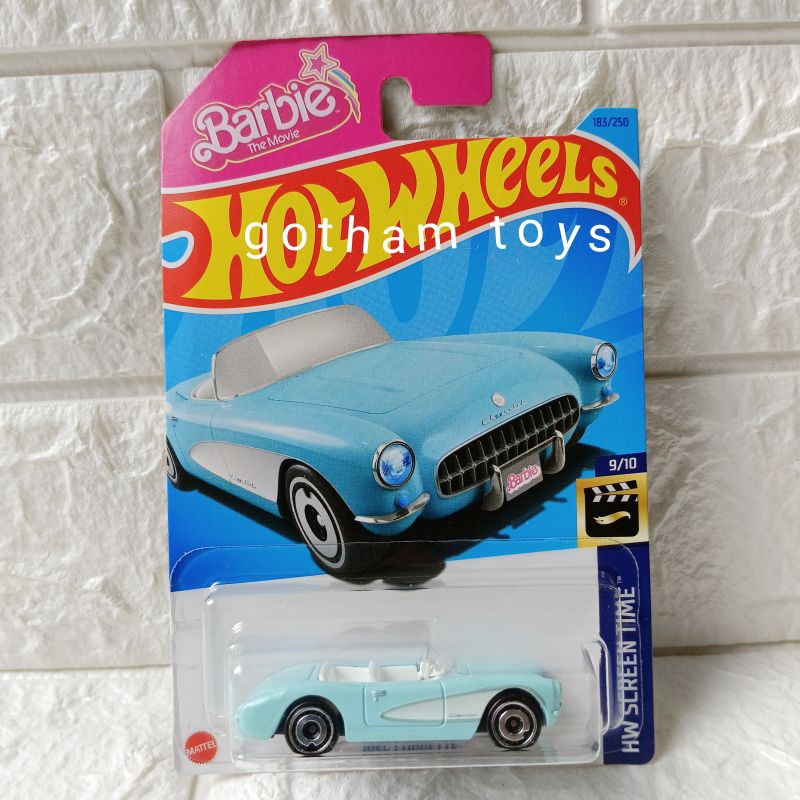GT - HOTWHEELS CORVETTE BARBIE BIRU LOT A