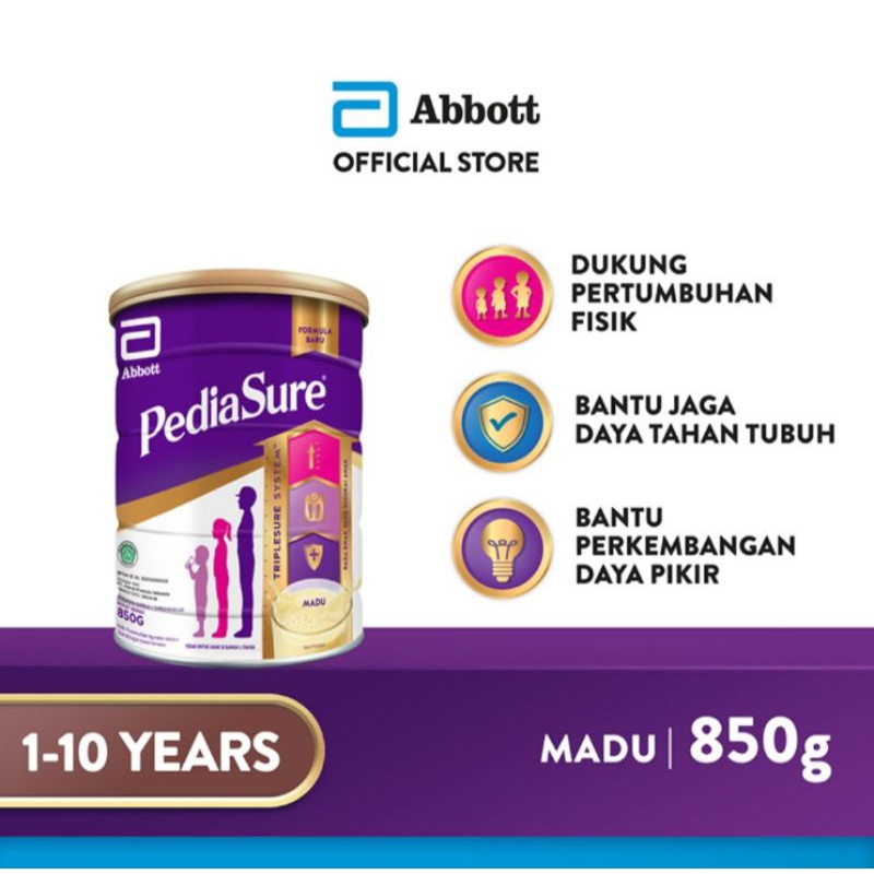 

PediaSure Triplesure Susu Formula Pertumbuhan Anak Madu 850 g